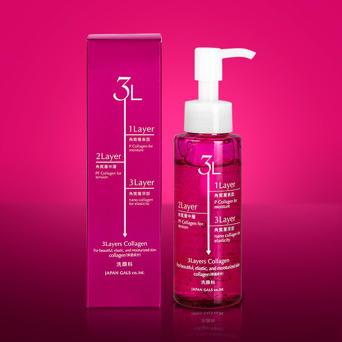JAPAN GALS 3 | LAYERS COLLAGEN FOAM | пенка для лица