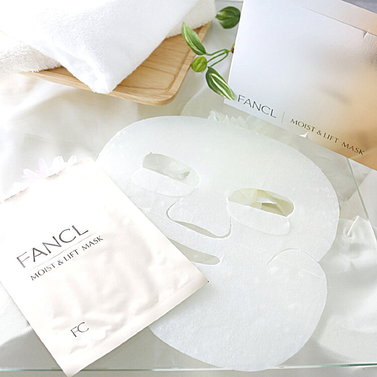 FANCL Moist & Lift Mask Подтягивающая и увлажняющая маска для лица, 6 шт.