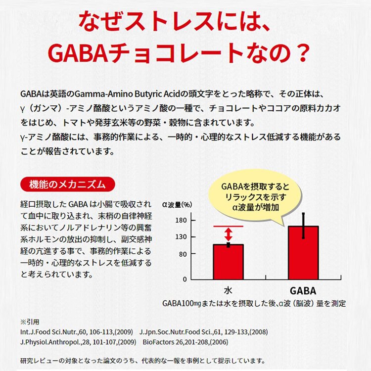 Glico Gaba молочный шоколад с GABA от стресса и для мозговой деятельности