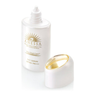 SHISEIDO | ANESSA DAY SERUM  SPF50+PA++++ | дневная солнцезащитная сыворотка для лица со спирулиной